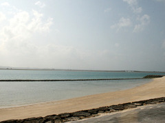 浜の人口ビーチ