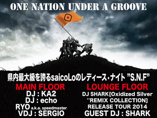 SATURDAY NIGHT FEVER featuring DJ SHARK [Oxidized Silver''REMIX COLLECTION] RELEASE TOUR 2014@saico